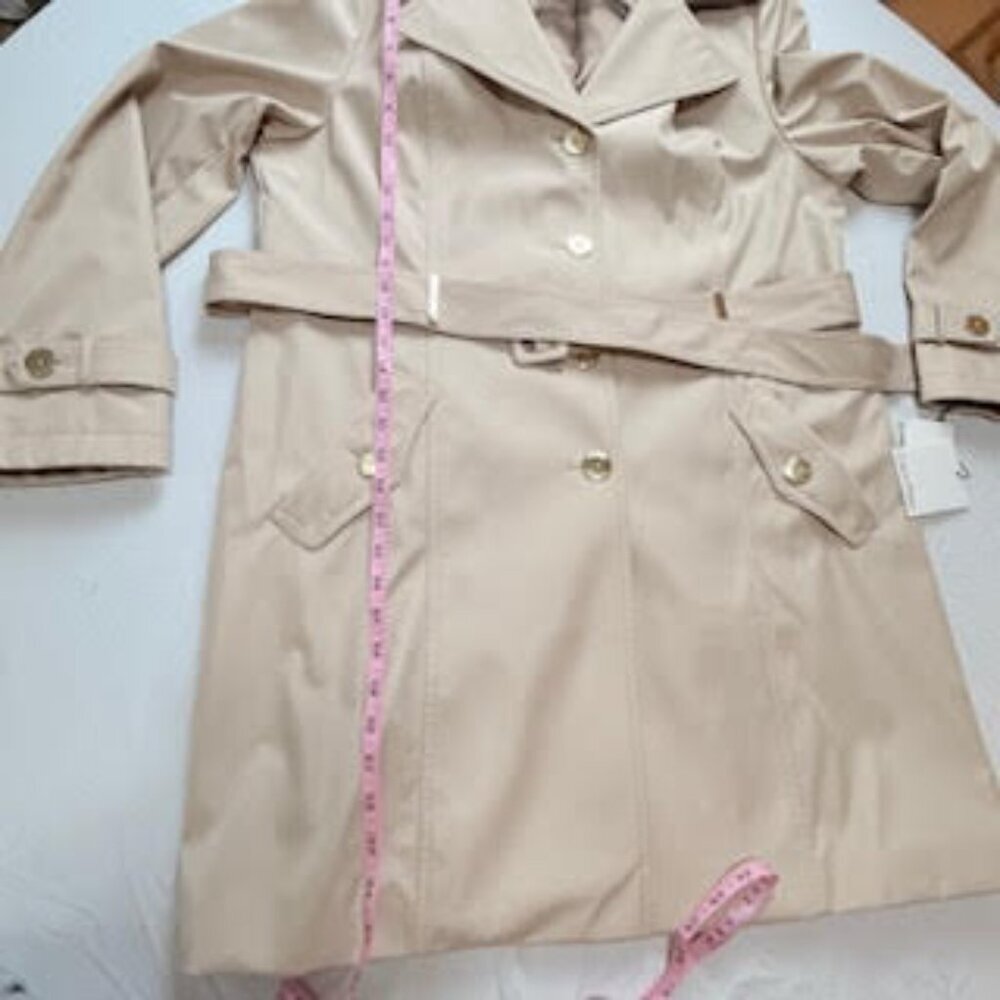 🆕Calvin Klein Women’s Hooded Belted XL. Water Resistant . NWT!🔥 - Picture 12 of 12